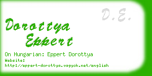dorottya eppert business card